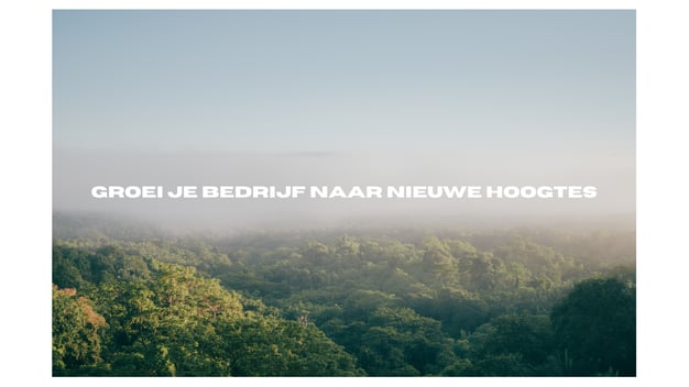 Groei je bedrijf naar nieuwe hoogtes